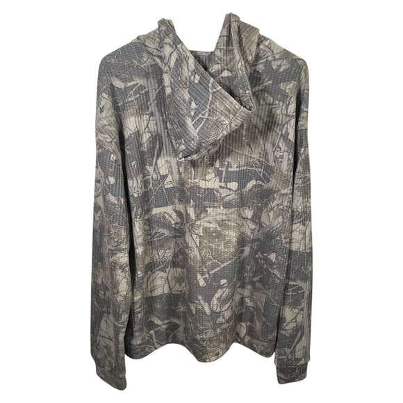 Negative Space Full Zip Camo Waffle Knit Hoodie Mens Large Sweashirt New NWT - Picture 6 of 6